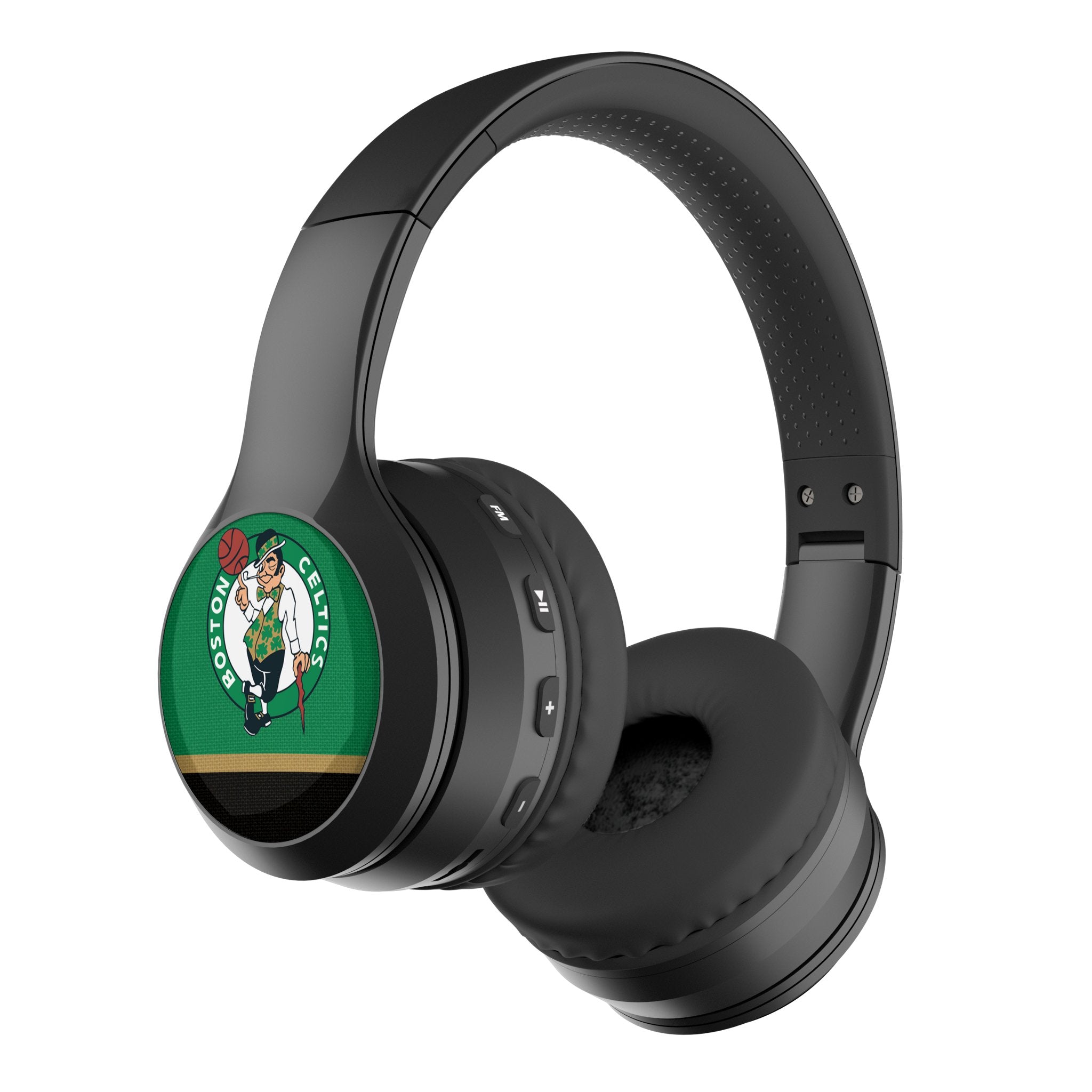 Boston Celtics Wireless Bluetooth Over-Ear Headphones with Case - Perfect for NBA Fans, Gaming, and Music Listening