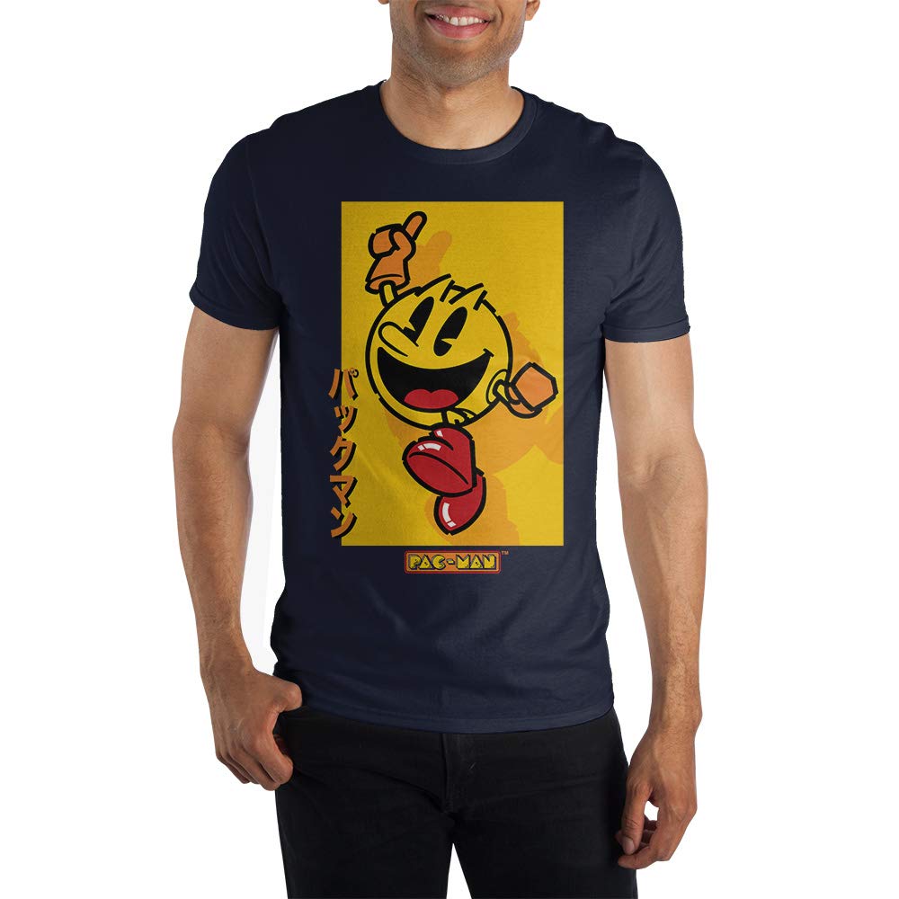 Pac-Man Short Sleeve T-Shirt for Men & Women - Retro Arcade Video Game Graphic Tee - Perfect for Gaming, Casual Wear & Gift Giving