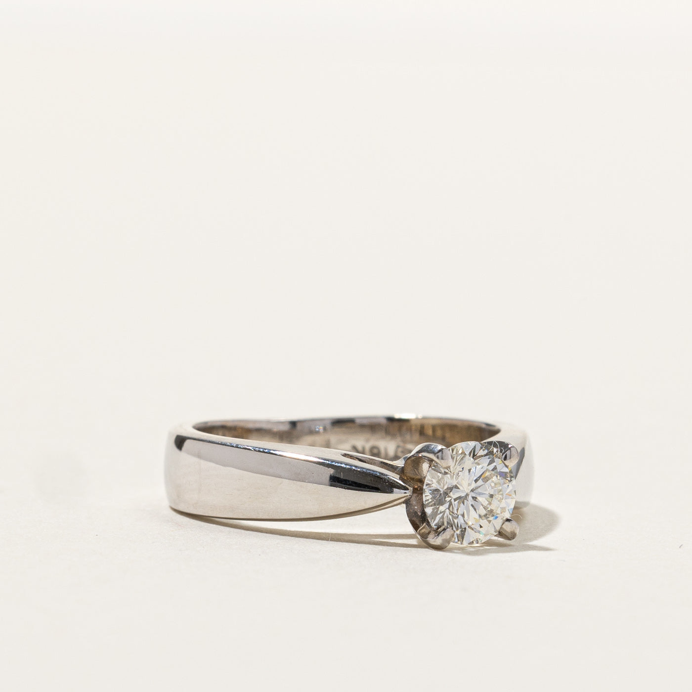 0.50ct Solitaire Diamond Engagement Ring - Size 4.75 | Round Cut Diamond Wedding Band for Women | Perfect for Proposals, Anniversaries & Special Occasions
