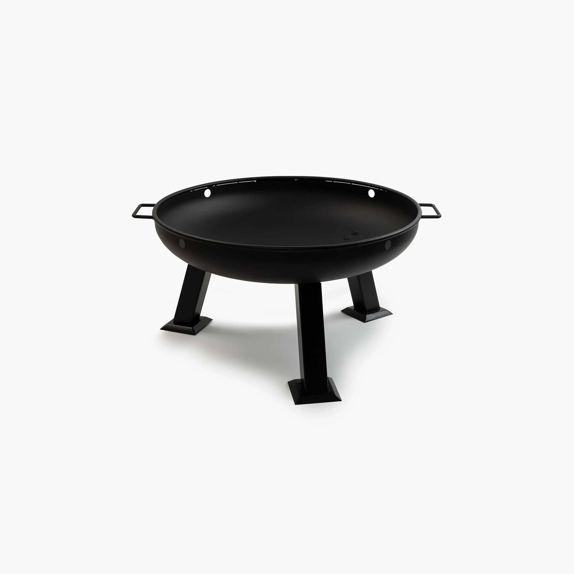 Best Outdoor Fire Pit for Backyard & Camping - Portable & Durable Steel Fire Pit Bowl with Spark Screen - Perfect for Patio, Garden, and Bonfire Nights