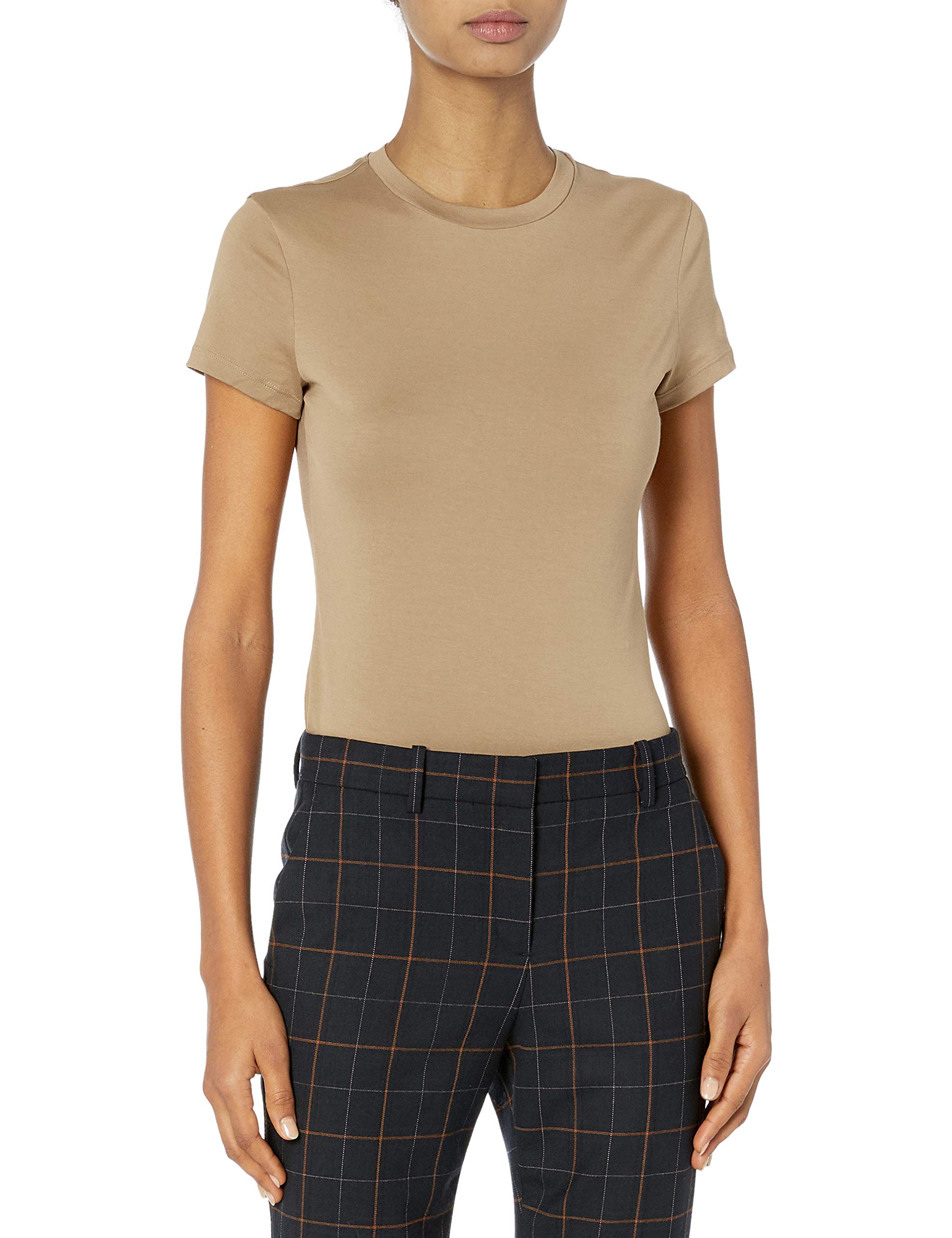 Theory Women's Tiny Tee 2 - Soft Cotton Slim Fit Short Sleeve T-Shirt for Women | Perfect for Casual Wear, Layering & Everyday Outfits