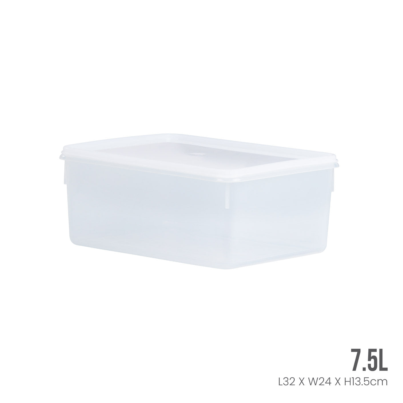 RECT.BOX NO.4 (2180) - Premium Storage Box for Home Organization, Office Supplies & Craft Storage | Durable Plastic Container for Organizing Closet, Garage & Workspace