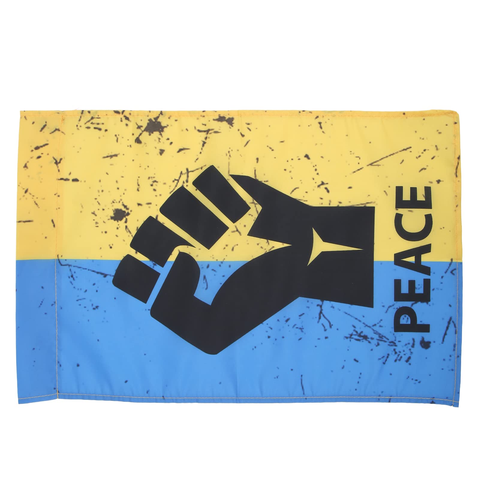 Ukrainian National Flag 45x30cm - Durable Polyester Garden Decorative Flag for Balcony, Yard, and Outdoor Decor - Perfect for Patriotism, Home Decoration, and Special Events