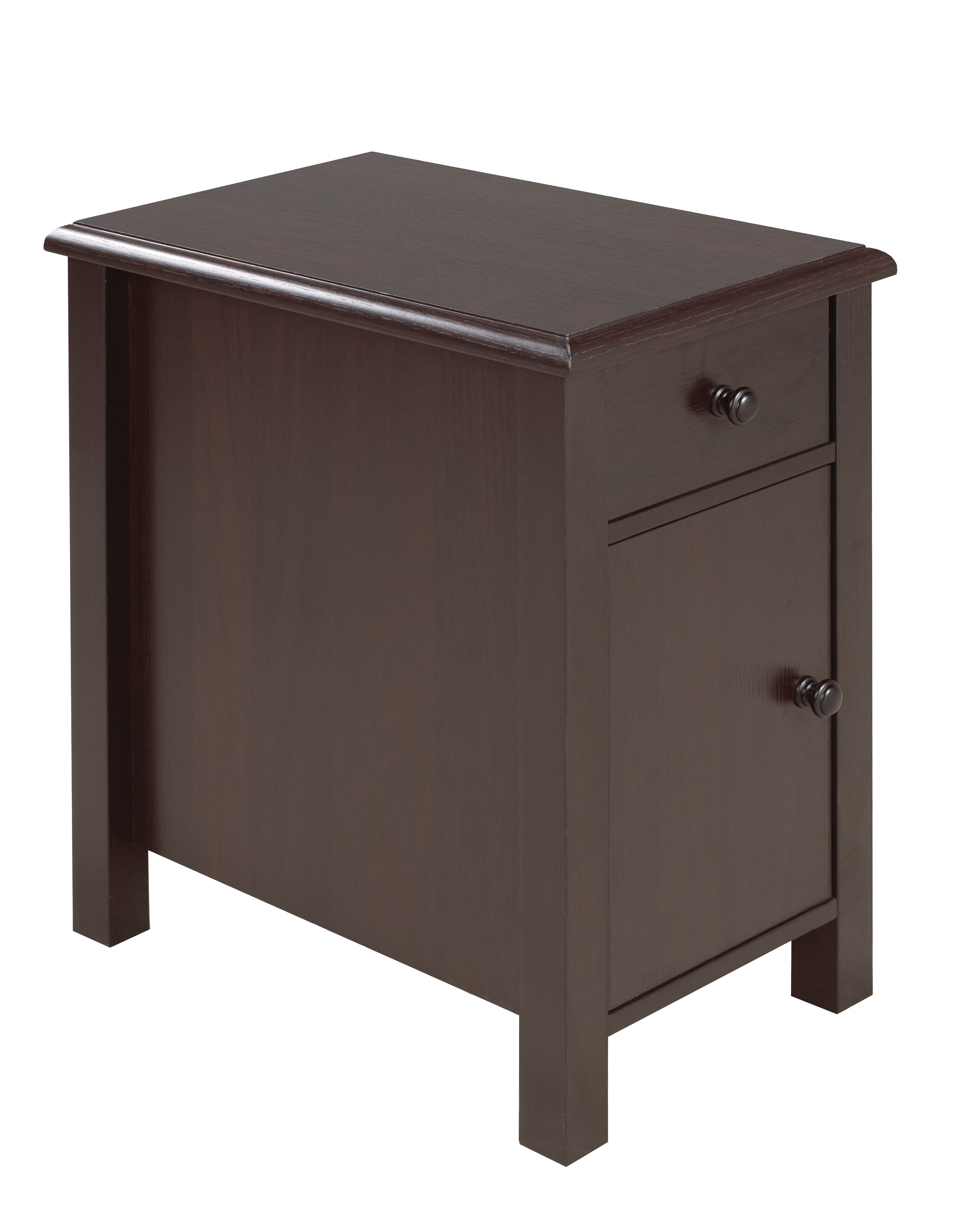 Dark Cherry Accent Table - Stylish Side Table for Living Room, Bedroom & Office Decor