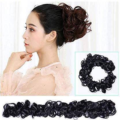 Stylish Silky Long Synthetic Hair Frill for Women & Girls - Pack of 1 | Perfect for Cosplay, Costume Parties & Fashion Accessories