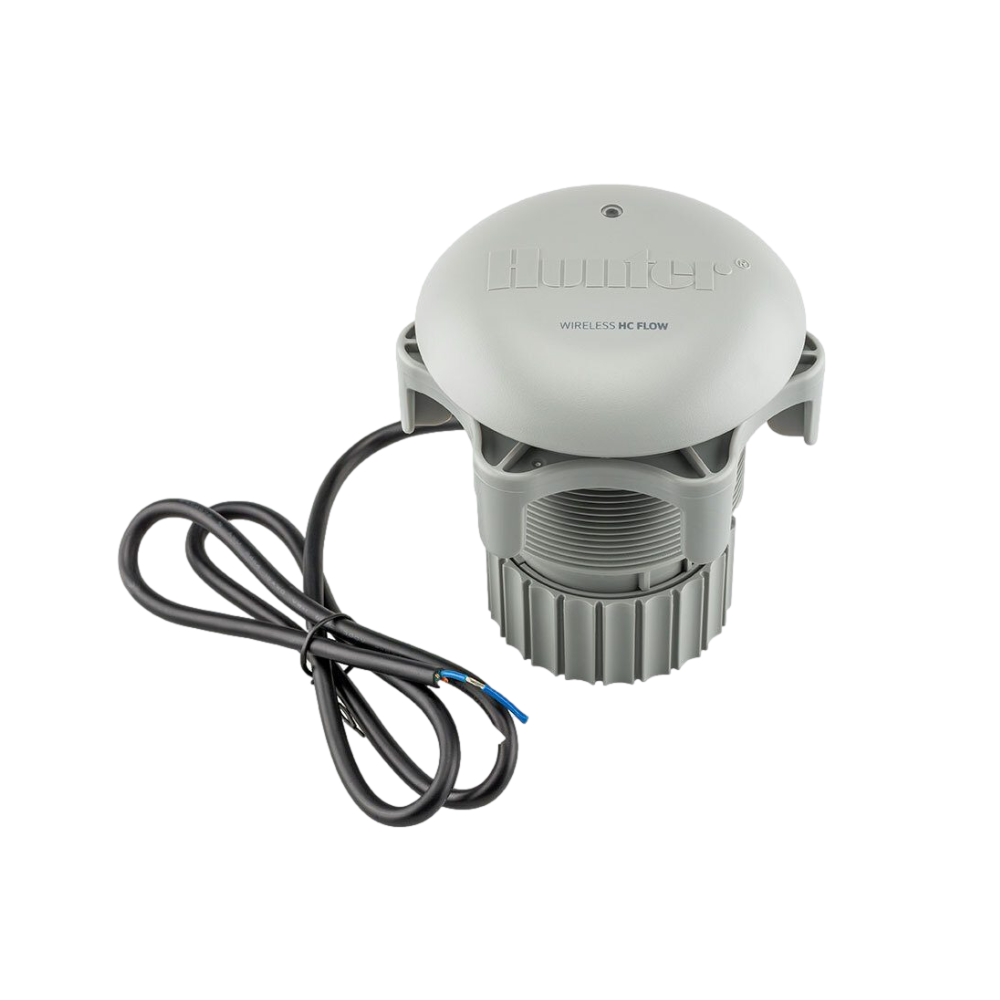 Hunter WHCFLOW Wireless HC Flow Meter Kit - Accurate Water Flow Measurement for Irrigation, Pools & Home Plumbing Systems
