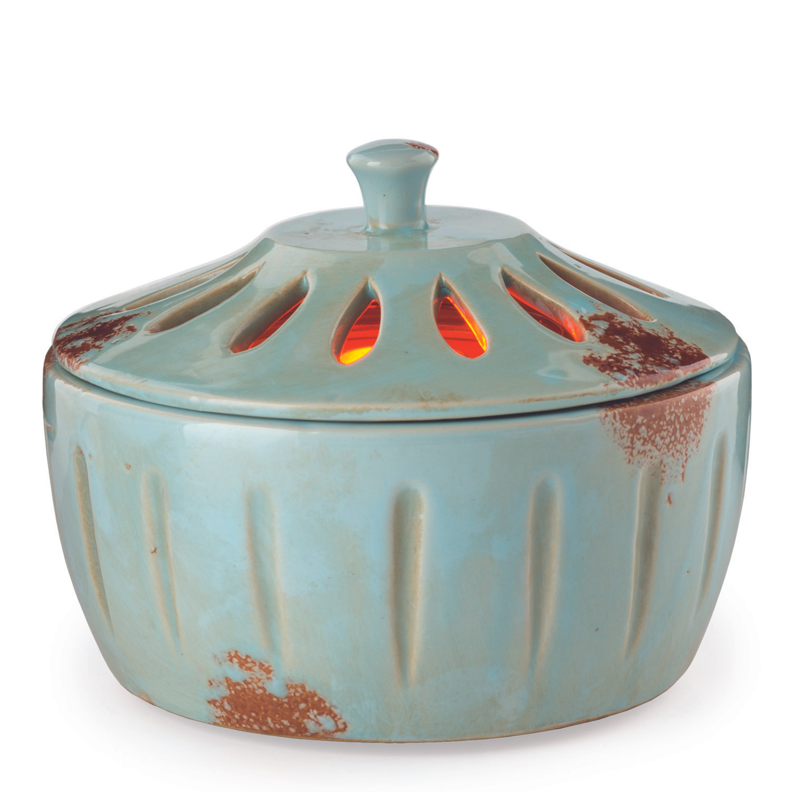 Premium Candle Warmers & Fragrance Diffusers - Electric Candle Breeze Fan Warmer with Mediterranean Scent for Home, Office & Spa Relaxation