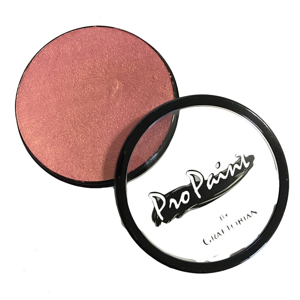 Graftobian Professional Face & Body Paint - Pearl Rose Gold | Waterproof, Long-Lasting Makeup for Halloween, Cosplay & Theater Performances