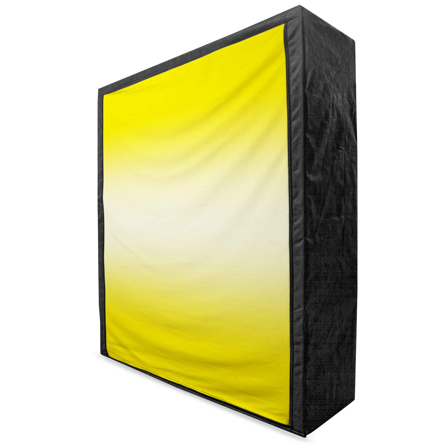 Ambesonne Ombre Portable Fabric Wardrobe - Yellow 59