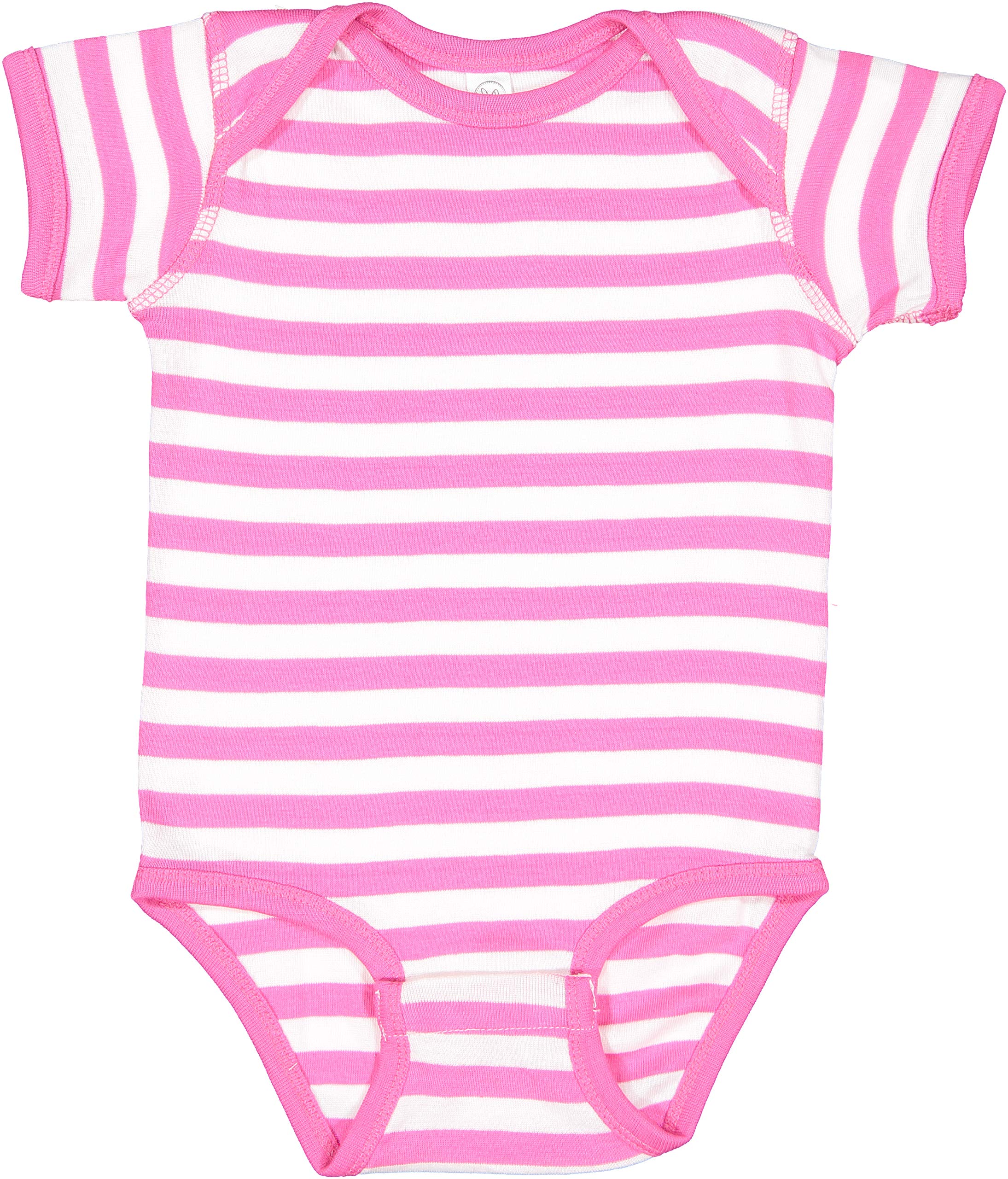 Soft Baby Short-Sleeve Bodysuit | Rabbit Skins Brand | Comfortable Cotton Onesie for Infants | Perfect for Playtime, Daycare & Family Photos