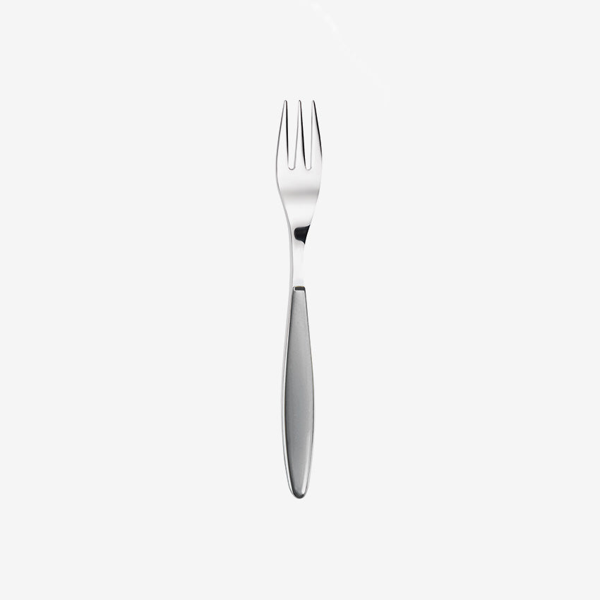 Guzzini Feeling Dessert Fork - Elegant Stainless Steel Cake Fork for Desserts, Pastries, and Fine Dining - Perfect for Parties, Weddings, and Home Entertaining