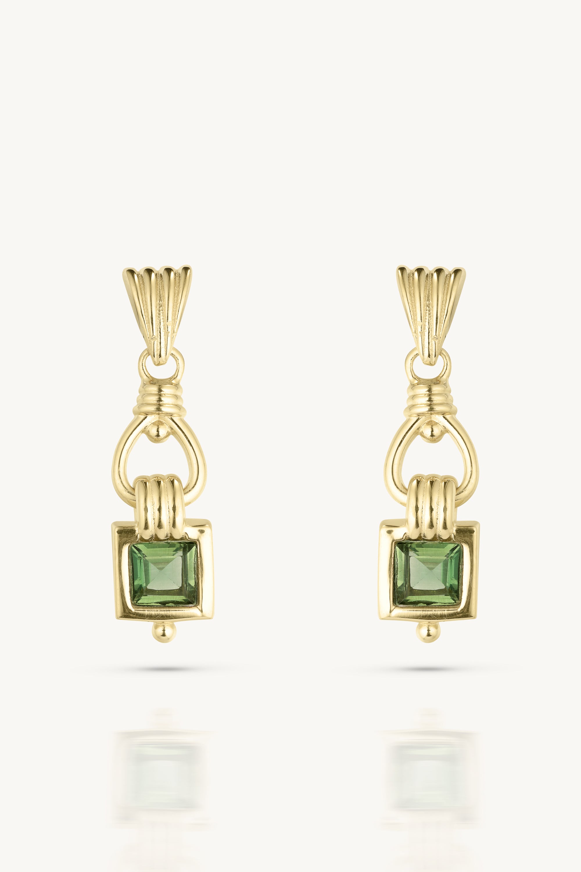 Freya Apatite Gold Earrings - 14K Gold Plated Dangle Earrings for Women, Elegant Blue Gemstone Jewelry Gift for Birthday, Anniversary & Special Occasions | Perfect for Parties, Weddings & Evening Events