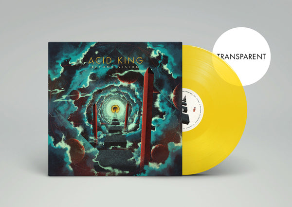 Acid King LP - Beyond Vision (Translucent Yellow Vinyl) | Limited Edition Stoner Doom Metal Record | Perfect for Vinyl Collectors & Heavy Music Fans