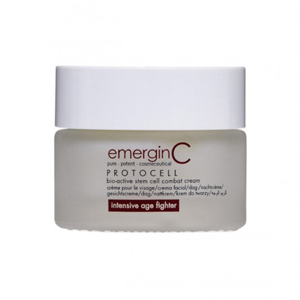 EmerginC Protocell Anti-Aging Face Cream for Dry Skin - Hydrating & Firming Daily Moisturizer with Peptides & Antioxidants | Perfect for Night Routine & Winter Skincare