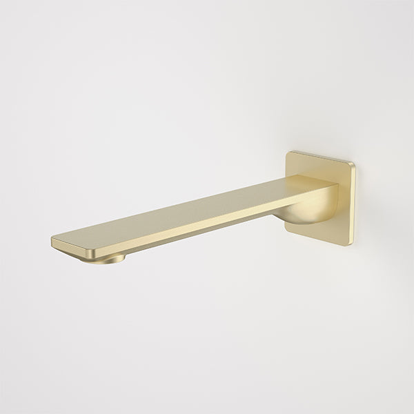 Caroma Urbane II Square 220mm Basin/Bath Outlet Brushed Brass - Premium Bathroom Fixture for Modern Homes & Luxury Hotels