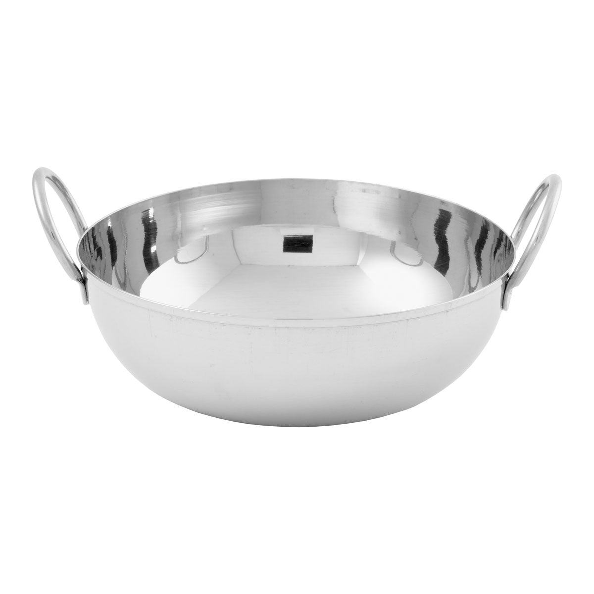 American Metalcraft BD65 32 oz Stainless Steel Balti Dish - Premium Indian Cooking Pot for Curry, Stew & Rice - Perfect for Restaurant, Catering & Home Kitchen Use