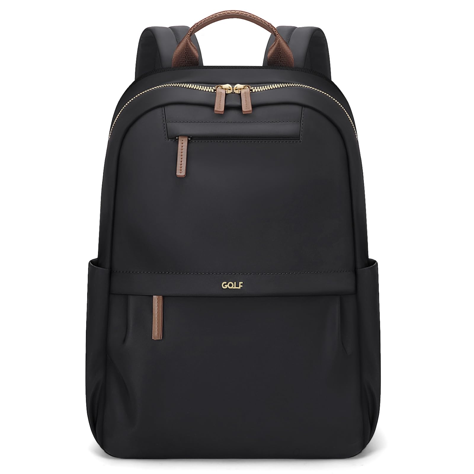 GOLF SUPAGS Women's Laptop Backpack - 14 Inch Notebook Computer Bag for Work, Travel & School - Lightweight Durable Daypack with USB Charging Port (Black) | Perfect for Business Trips, College & Daily Commute