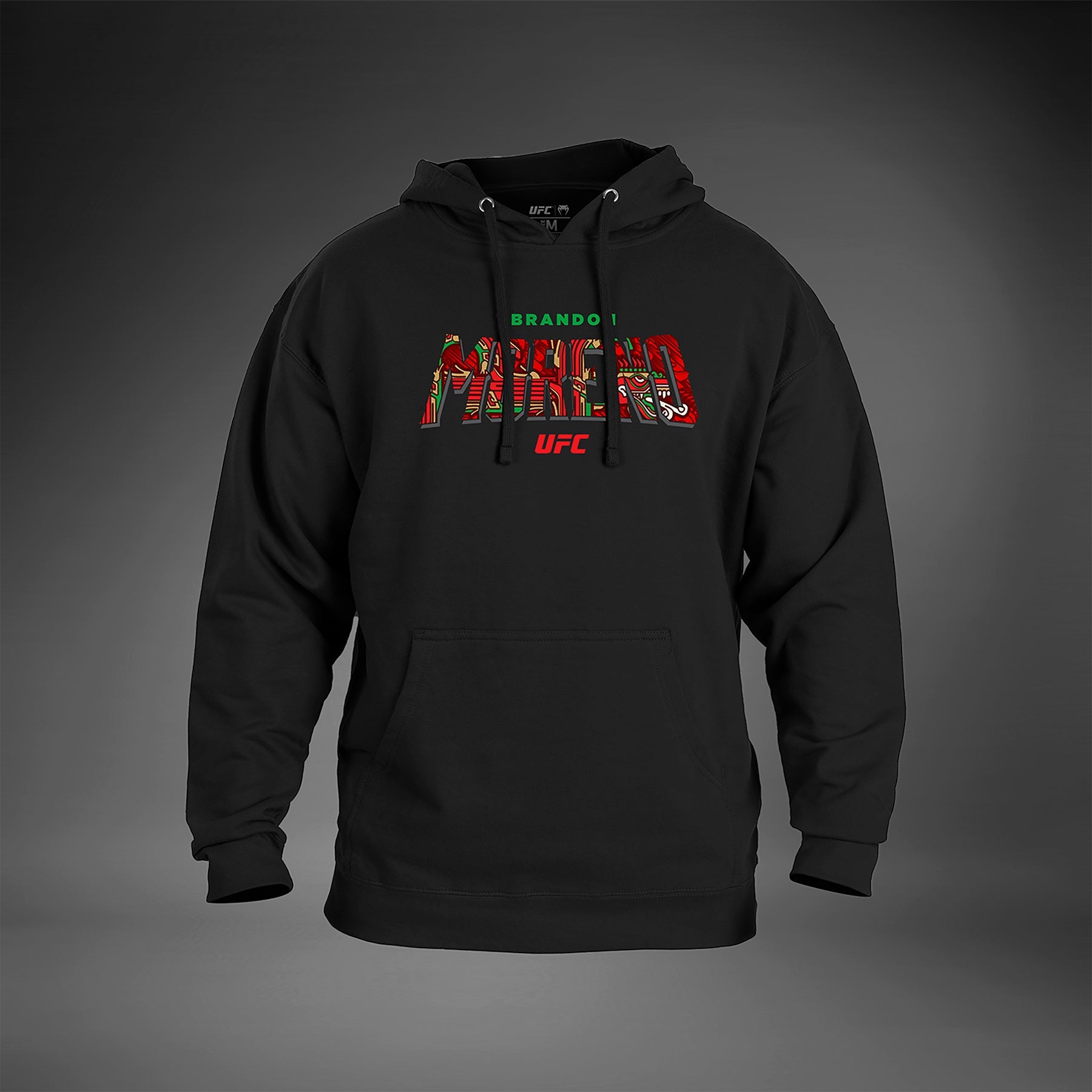UFC Unrivaled by Venum Men's Black Brandon Moreno Hoodie - Official MMA Training & Streetwear Fashion