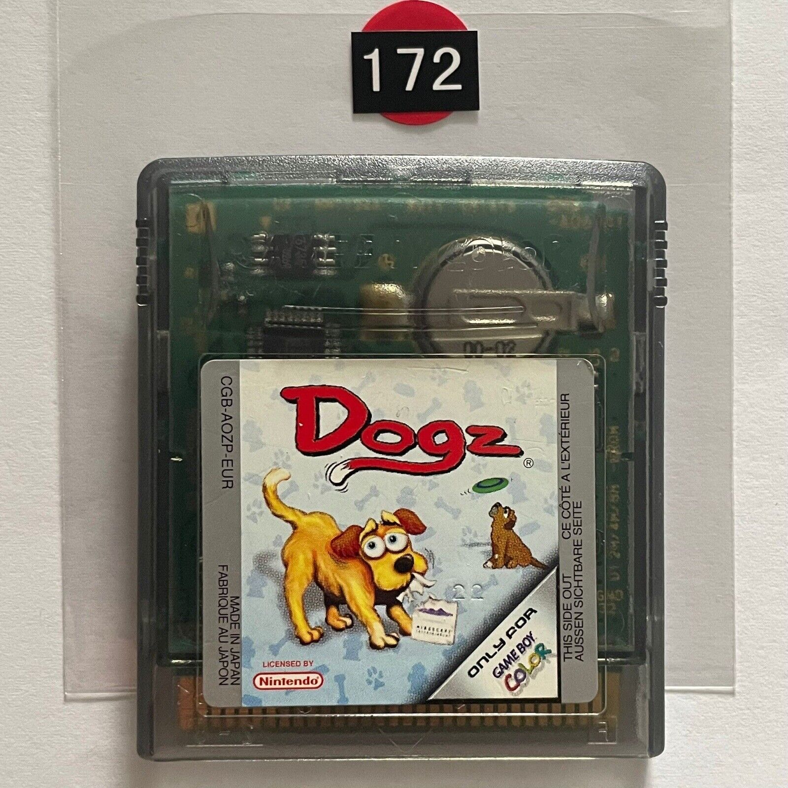 Original Nintendo Gameboy Color Game - Dogz Virtual Pet Simulation for Kids & Adults - Perfect for Travel, Home & Retro Gaming Fun