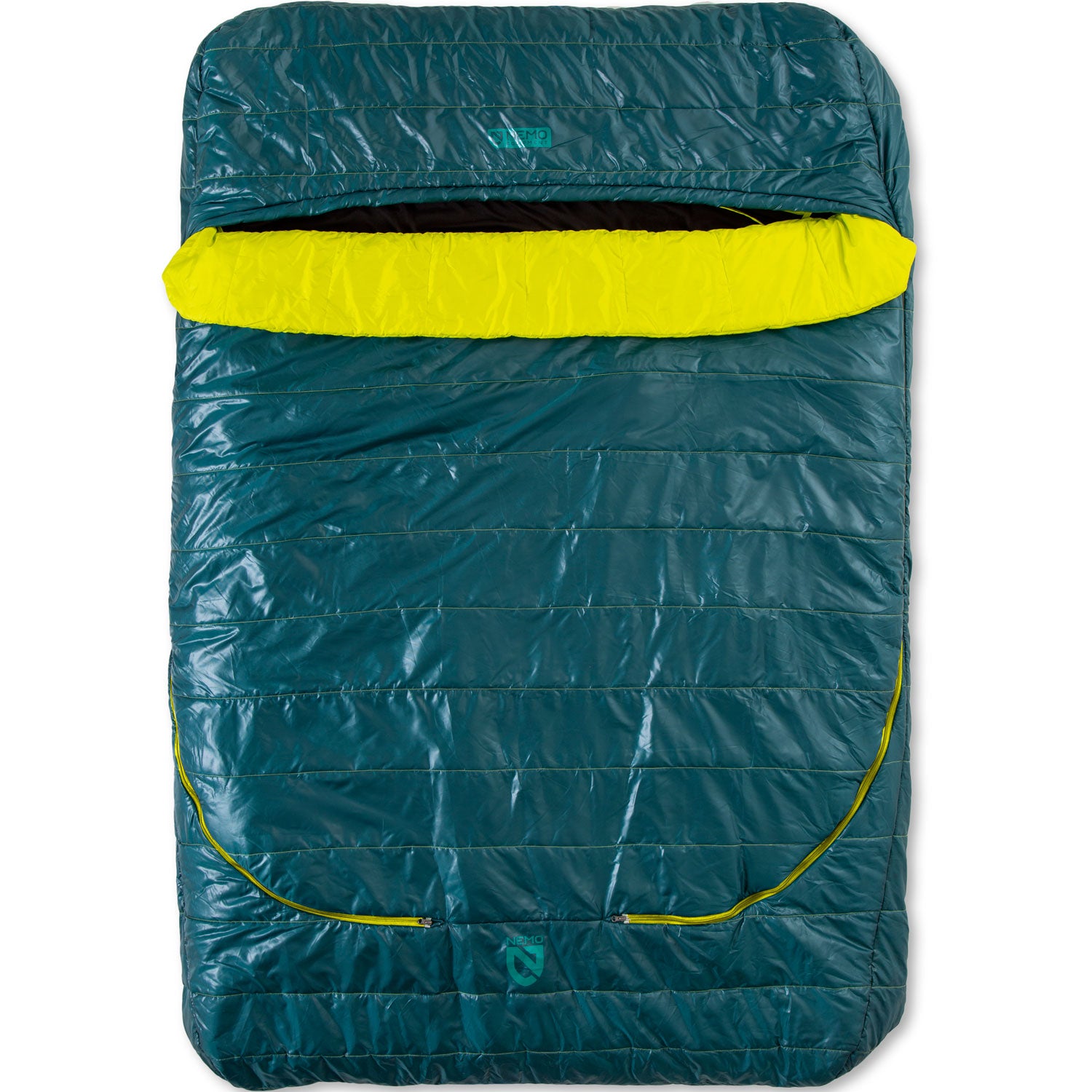 Jazz Double 30 Degree Synthetic Sleeping Bag - Lightweight & Waterproof for Camping, Hiking & Backpacking | Perfect for Couples & Outdoor Adventures