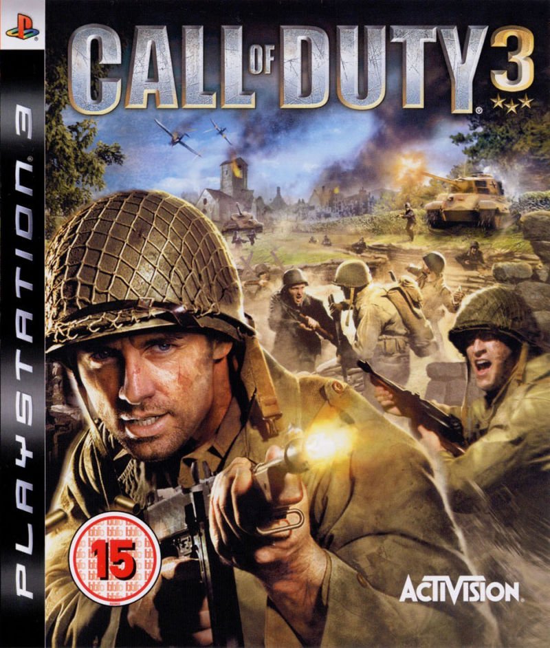 Call of Duty 3 for PlayStation 3 (PS3) - PAL Version - Action Shooter Video Game for Adults & Teens - Perfect for Gaming Nights & Competitive Play