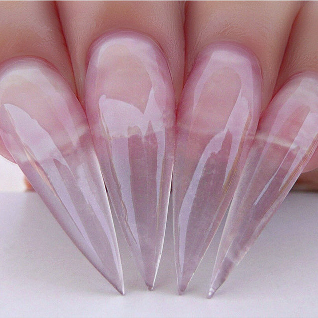 Dip Powder D491 Pink Powder Puff - Professional Nail Art Kit for DIY Manicures at Home, Salon & Spa Use