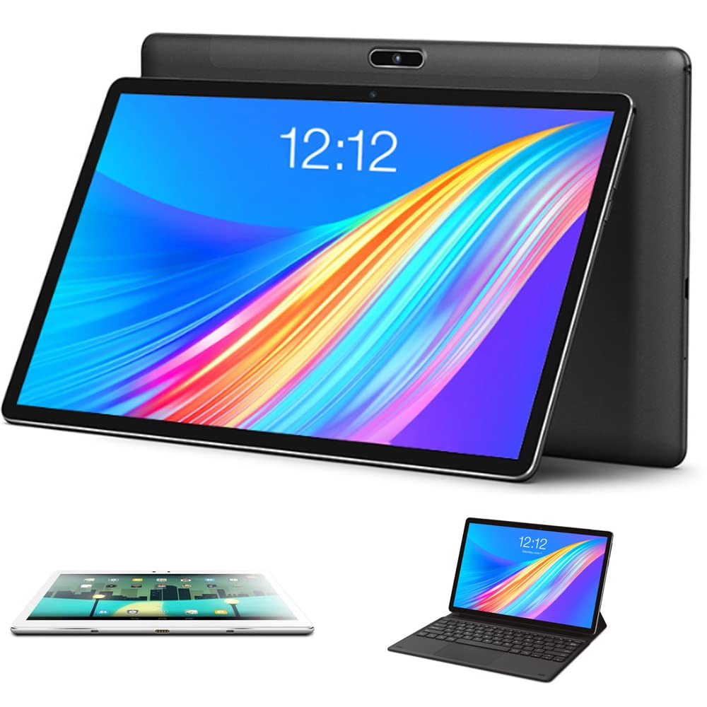 10.1 Inch Android Tablet with Windows OS | Slim Design 8GB RAM 128GB Storage | 2MP+8MP Dual Camera, IPS HD Display | WiFi, Quad-Core Processor, Stereo Sound, Bluetooth | Perfect for Work, Study & Entertainment