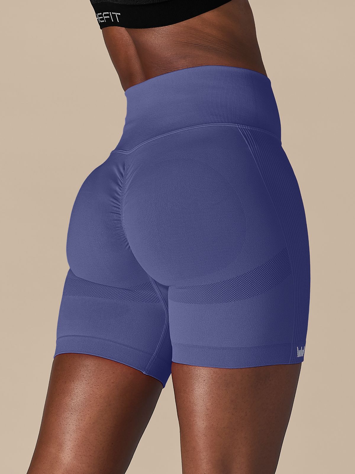 Seamless Denim Shorts for Women - High Waist Comfort Stretch Shorts for Casual Wear, Driving & Summer Outfits