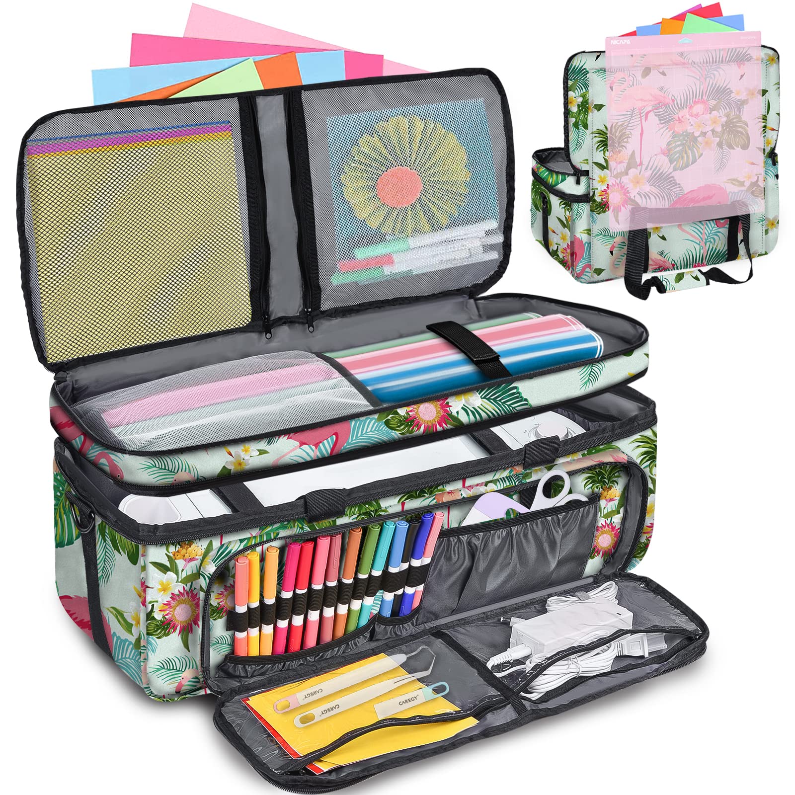Premium Cricut Maker 3/Maker & Explore Air 2/3 Carrying Case - Durable Organizer Bag for Cricut Accessories & Tools | Perfect for Crafting, Sewing Projects & On-the-Go Storage