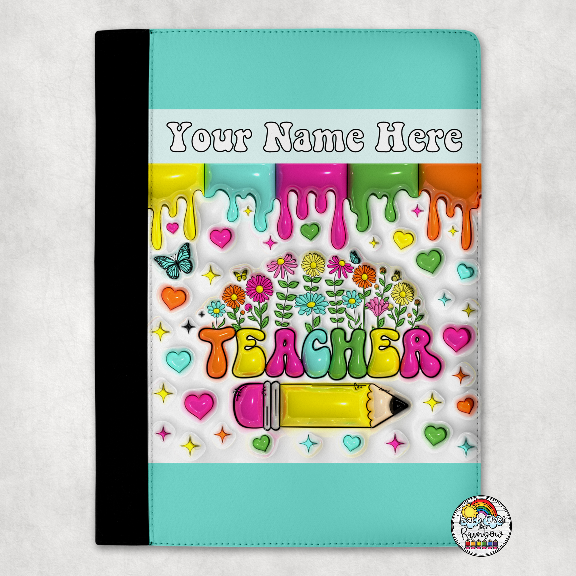 Professional Teacher Portfolio Binder - Durable & Stylish Document Organizer for Educators, School Administrators & Tutors - Perfect for Interviews, Lesson Plans & Classroom Organization