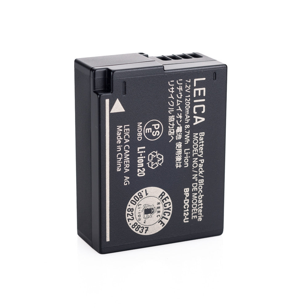 Leica BP-DC12 Lithium Ion Battery for CL, Q, V-LUX Cameras - High Capacity Replacement Battery for Travel & Outdoor Photography