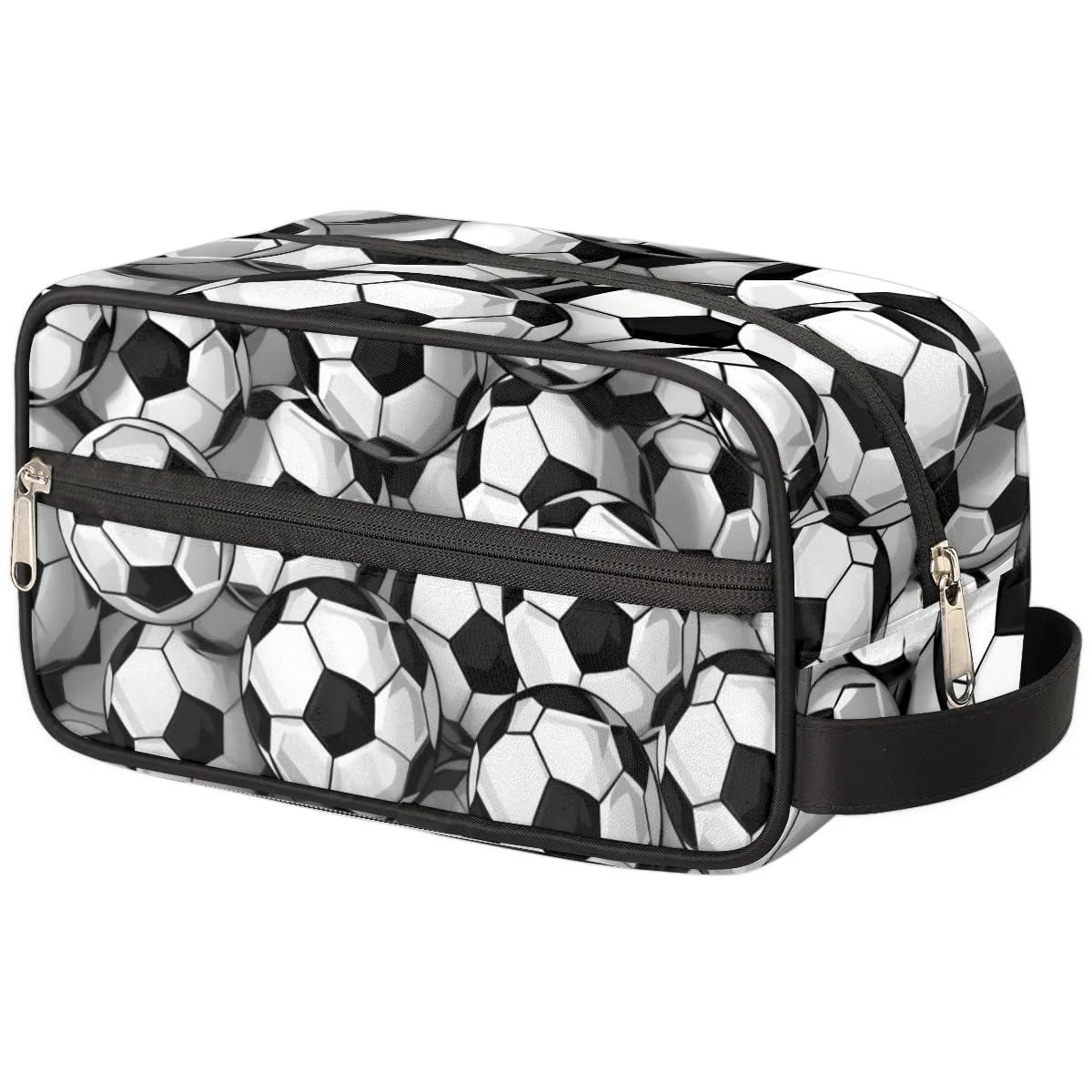 **Waterproof Hanging Toiletry Bag for Men & Boys – Soccer Travel Cosmetic & Shave Dopp Kit Organizer – Ideal for Gym, Shower, Bathroom & Carry-On Accessories – Perfect Gift for Travelers**