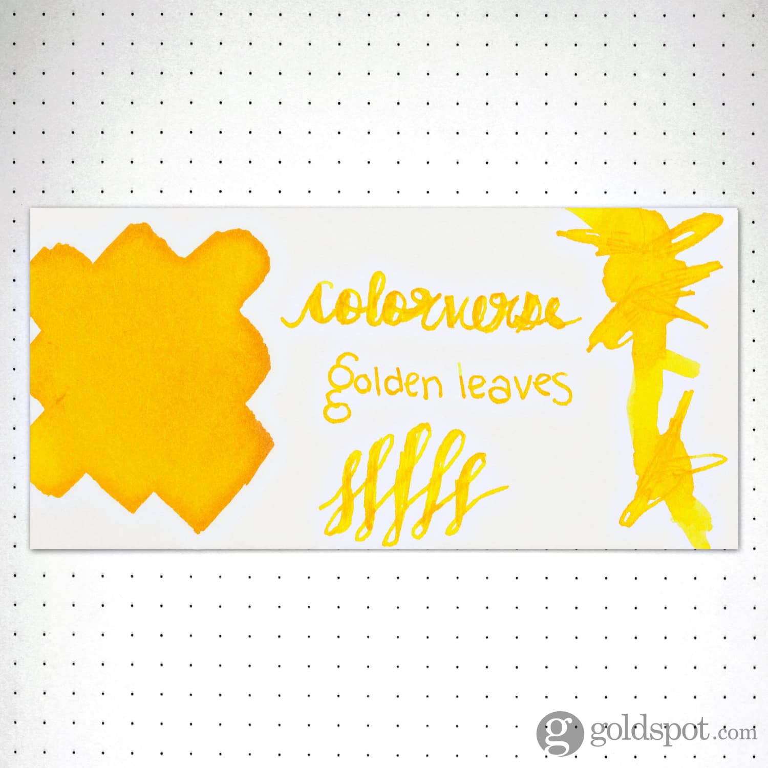 Colorverse Earth Edition Mini Bottled Ink - Golden Leaves (5mL) for Fountain Pens, Calligraphy & Art Projects | Premium Waterproof Ink for Writing, Drawing & Journaling