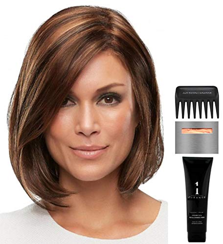 Jon Renau Cameron Petite Wig Bundle - 5 Items Including Wig Cap, Wide Tooth Comb, Travel Shampoo & Christy's Wigs Guide (Color 27T613F) | Perfect for Travel, Cosplay & Everyday Hair Styling