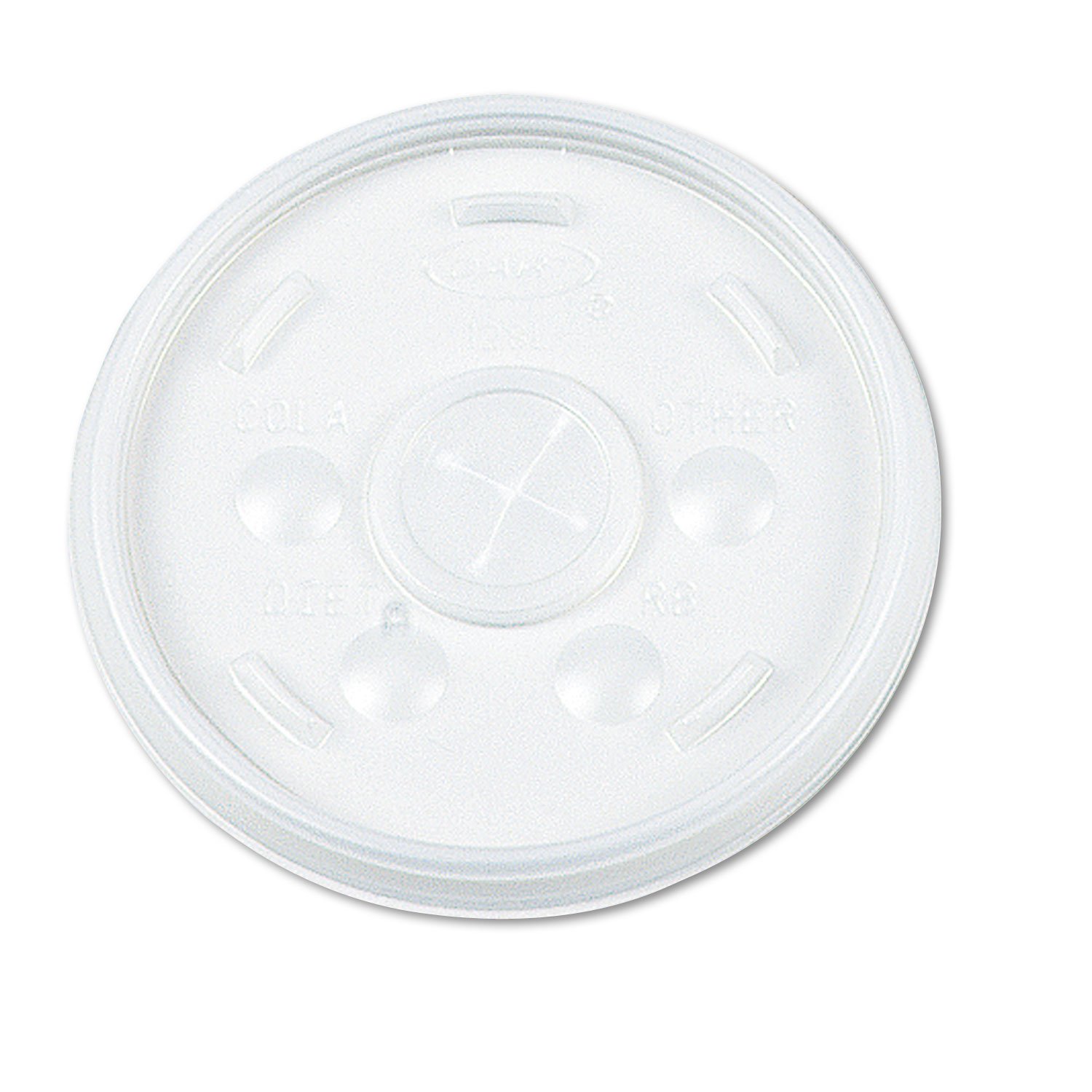 32 oz White Straw Slotted Plastic Lids - Compatible with Hot & Cold Foam Cups - Perfect for Coffee Shops, Bubble Tea, and Smoothie Bars