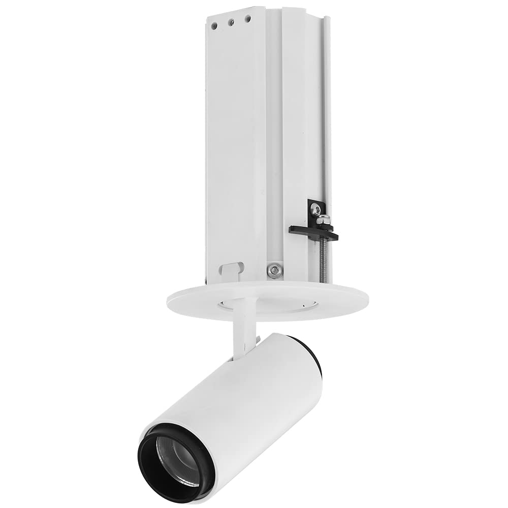 VONN Lighting Telescopic 3.75-inch Integrated LED Recessed Spotlight - ETL Certified, Adjustable 36° Beam Angle, White - Perfect for Kitchen, Living Room & Commercial Lighting