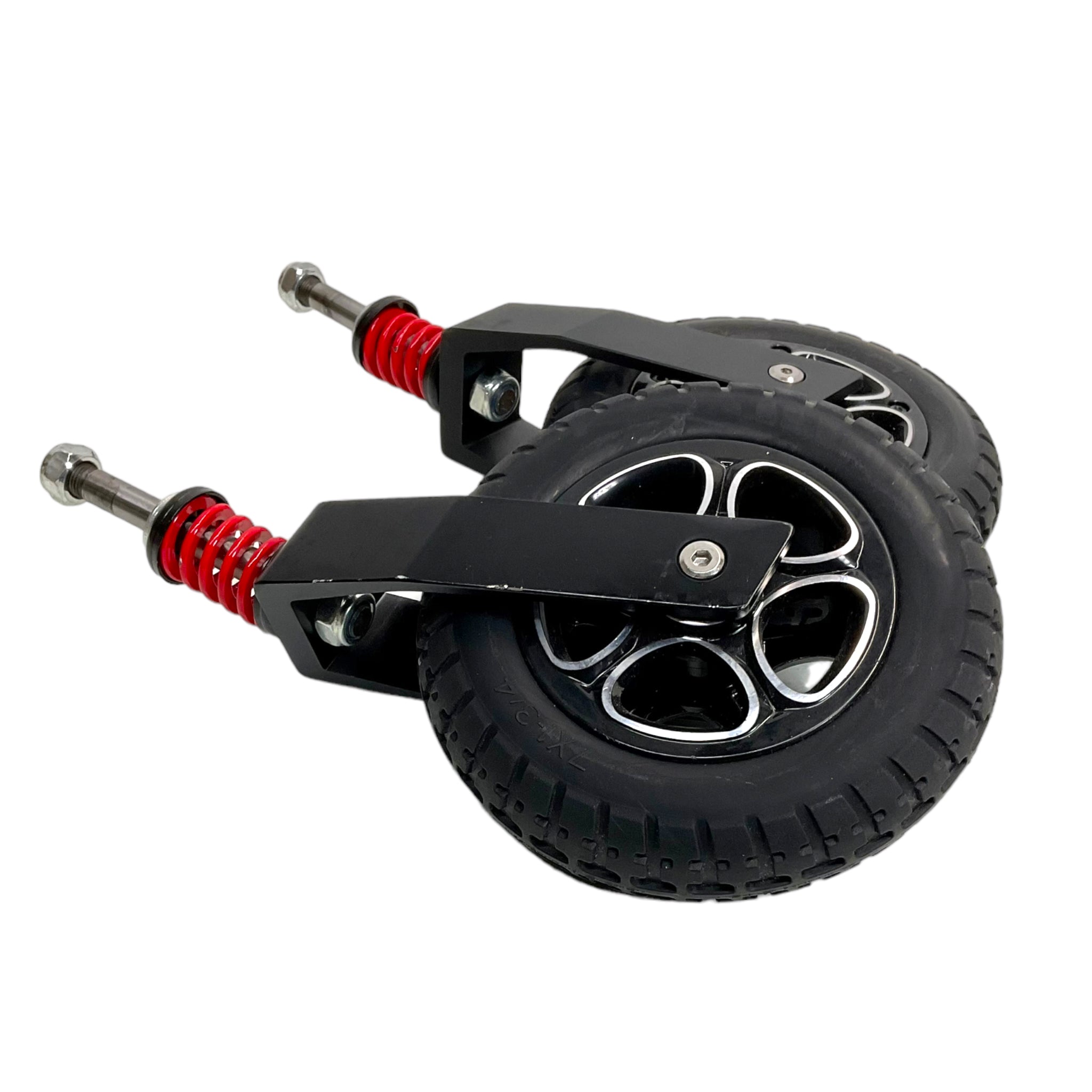 Set of 2 Front Caster Wheels for Innuovo N5513A Folding Power Wheelchair | Replacement Parts with Mounting Hardware | Ideal for Mobility Scooter Maintenance & Home Use