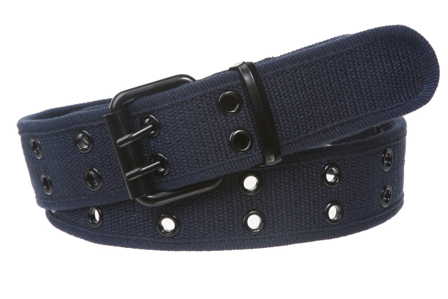Heavy Duty Double Hole Grommets Canvas Web Belt - Adjustable Waist Strap for Work Pants, Tactical Gear & Outdoor Activities