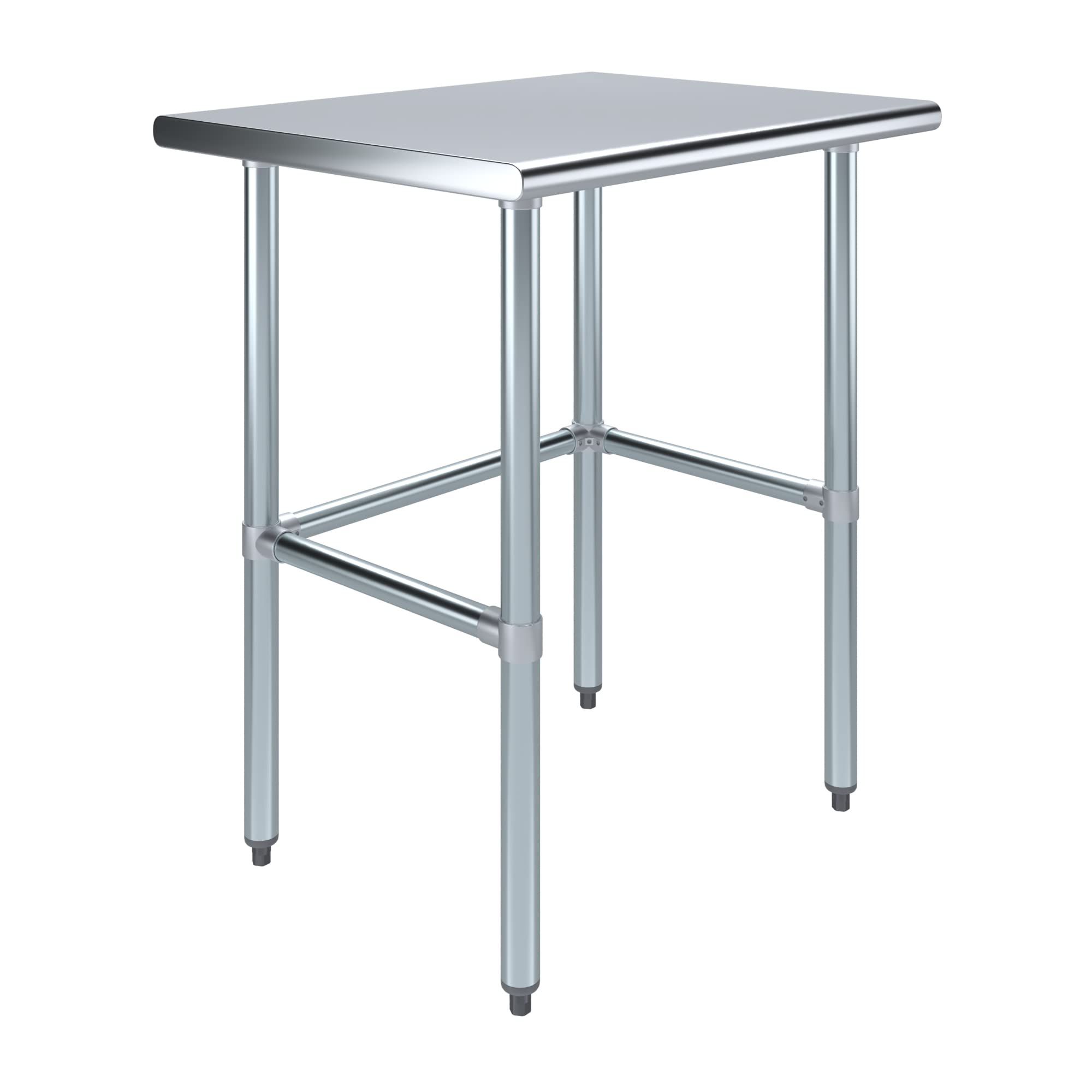 AmGood Stainless Steel Work Table with Open Base - 30