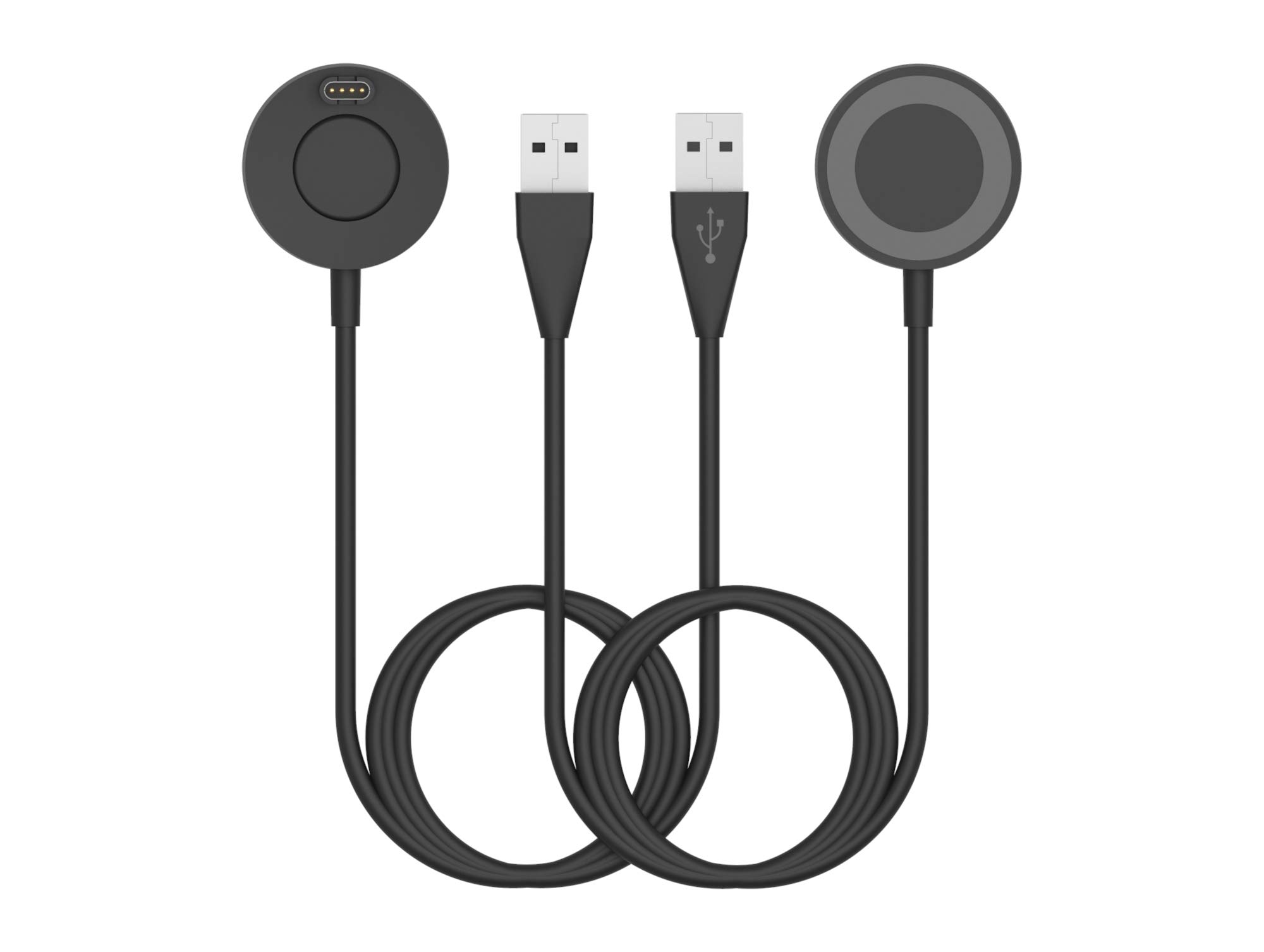 2-Pack Garmin Forerunner Charger - Compatible with Forerunner 165/55/955/965 - Replacement Charging Dock Cradle - Perfect for Running, Hiking & Fitness Tracking