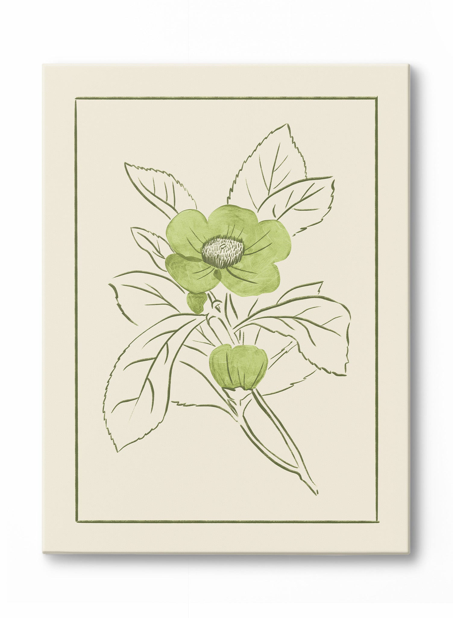 Beautiful Poppy Flower Canvas Wall Art - Hand Painted Floral Home Decor for Living Room, Bedroom & Office - Perfect Gift for Housewarming & Birthday