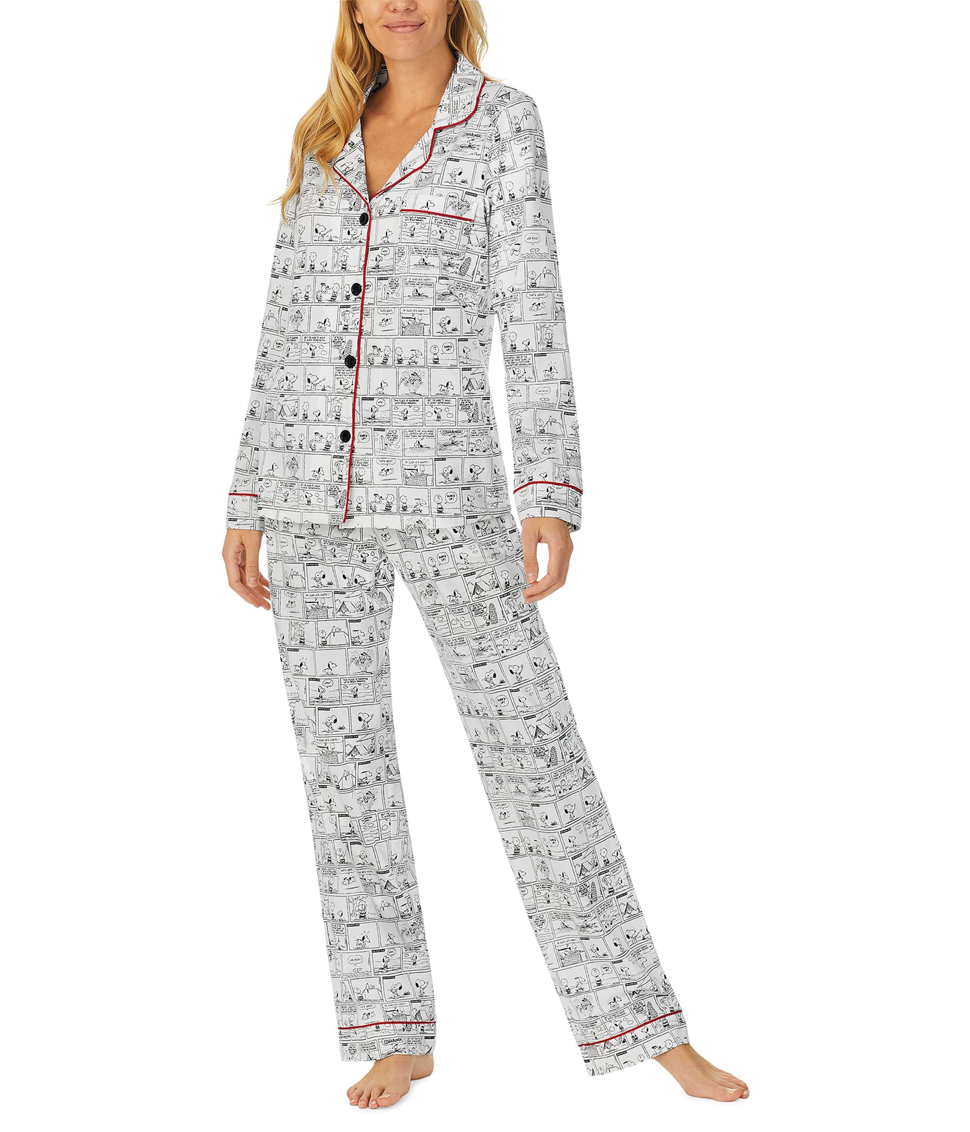 BedHead Pajamas Women's Long Sleeve Classic PJ Set - Soft Cotton Sleepwear for Lounge & Relaxation at Home