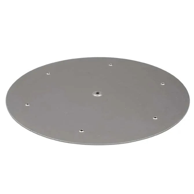 18-Inch Round Dinner Plates - Set of 6 White Ceramic Plates for Dining, Parties & Home Decor | Microwave & Dishwasher Safe