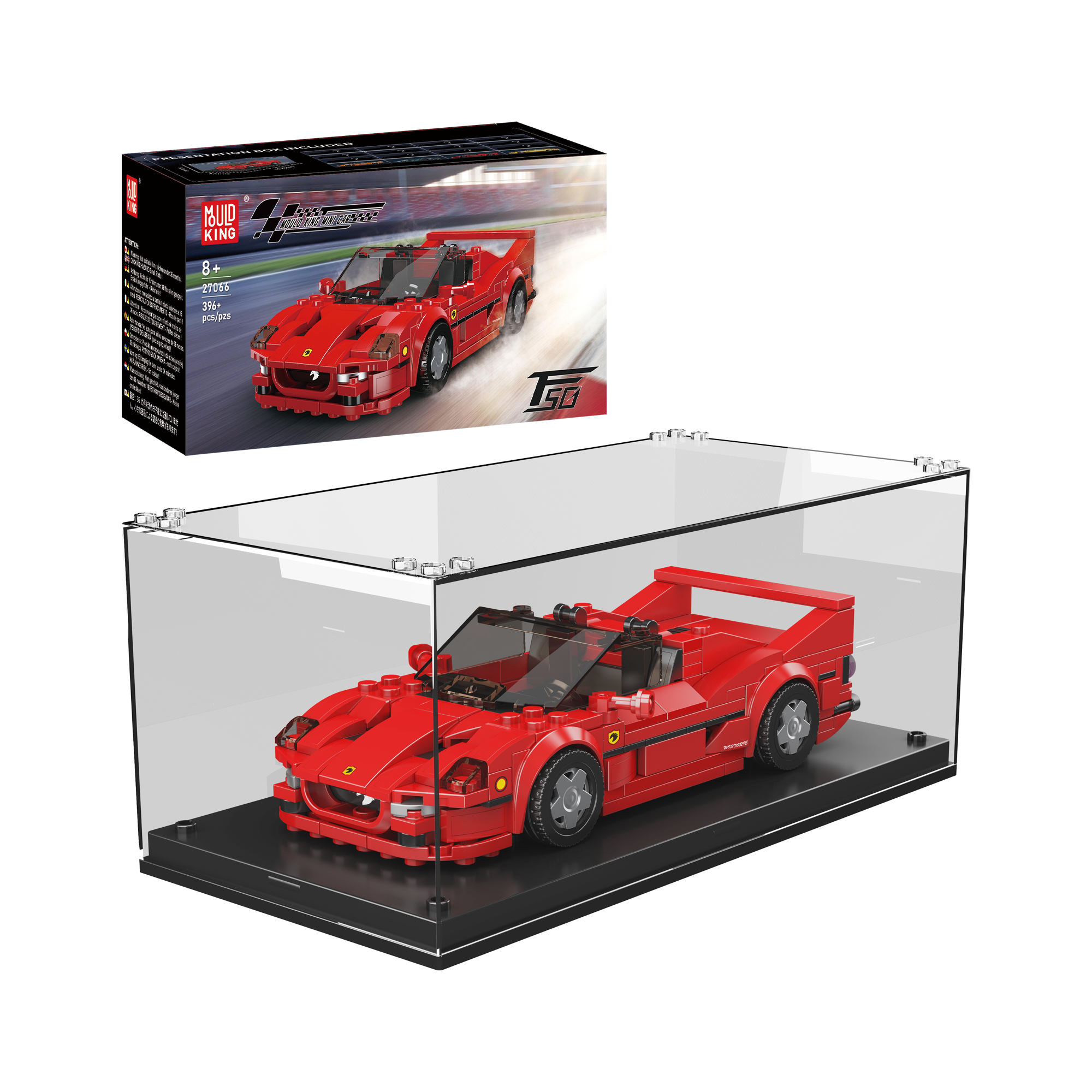 Mould King 27066 F50 Car Model Building Set - 352 Pcs Sports Car Toy for Adults & Kids | Perfect for Collectors, DIY Enthusiasts & Creative Play