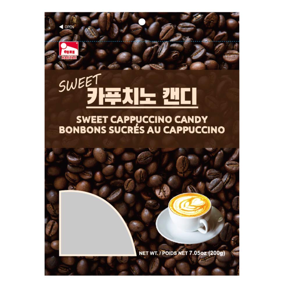 Haetae Assorted Flavors Candy 200g - Cappuccino, Chocolate & More | Korean Snacks for Office, Travel & Gifts