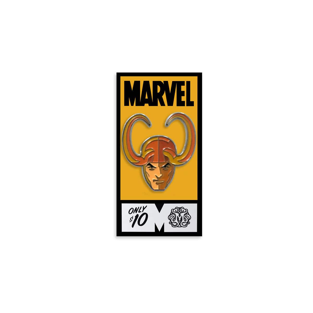Loki Collectible Enamel Pin - Marvel Loki TV Series Inspired Badge for Cosplay, Backpacks & Jackets - Perfect for Fans & Gifts