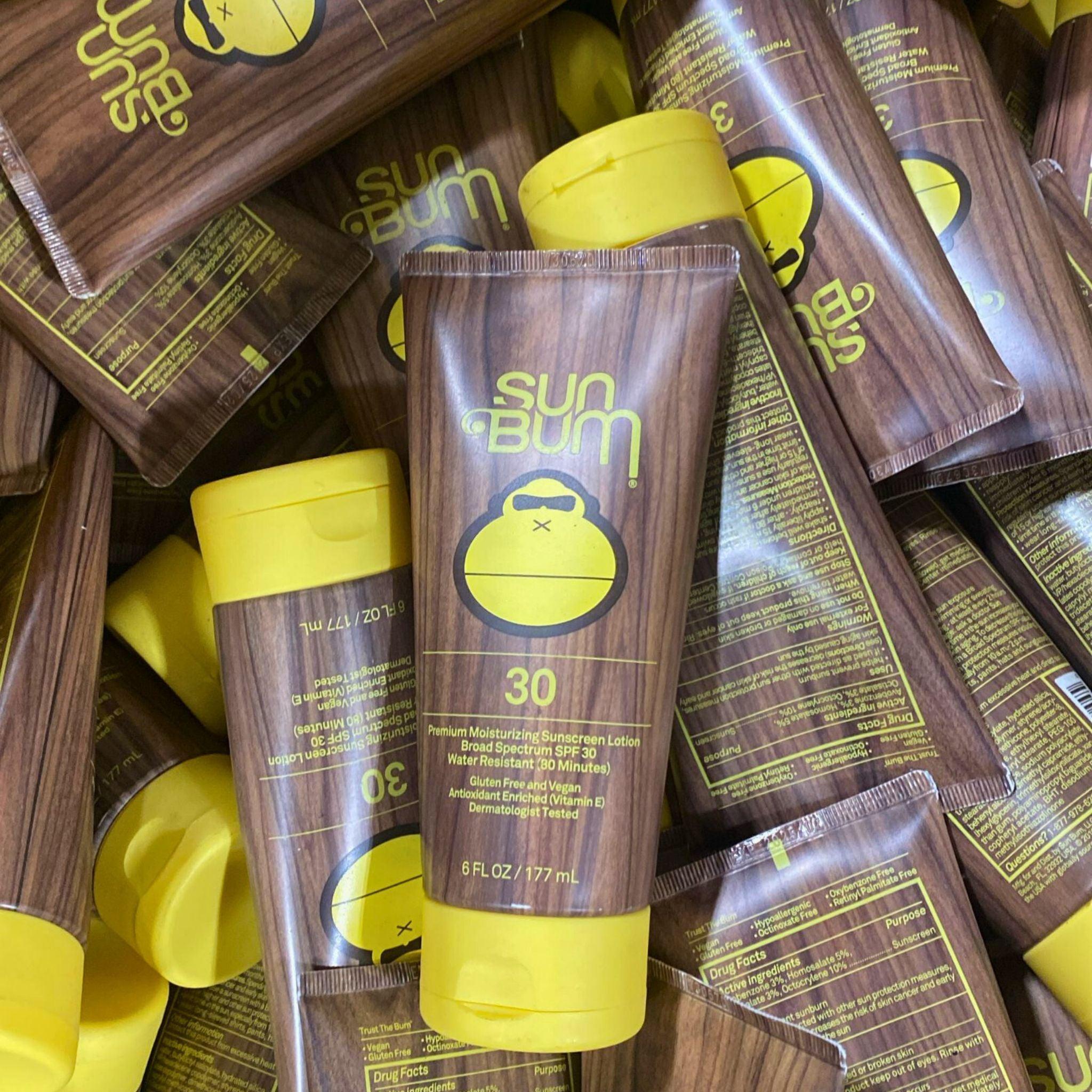 Sun Bum SPF 30 Premium Moisturizing Sunscreen Lotion - Broad Spectrum UVA/UVB Protection - 6 oz (Pack of 40) - Perfect for Beach, Pool & Outdoor Activities
