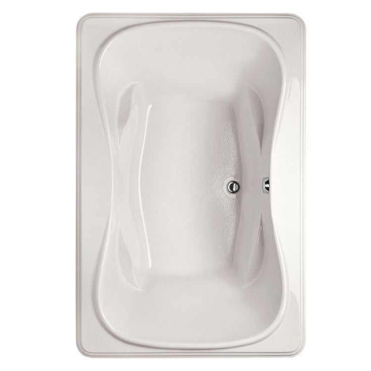 Jennifer Drop-In White Rectangle 8-Jet Acrylic Air Tub - 72 x 48 x 22.5 Inch - Luxury Designer Collection for Modern Bathrooms | Perfect for Spa-Like Relaxation & Contemporary Home Decor
