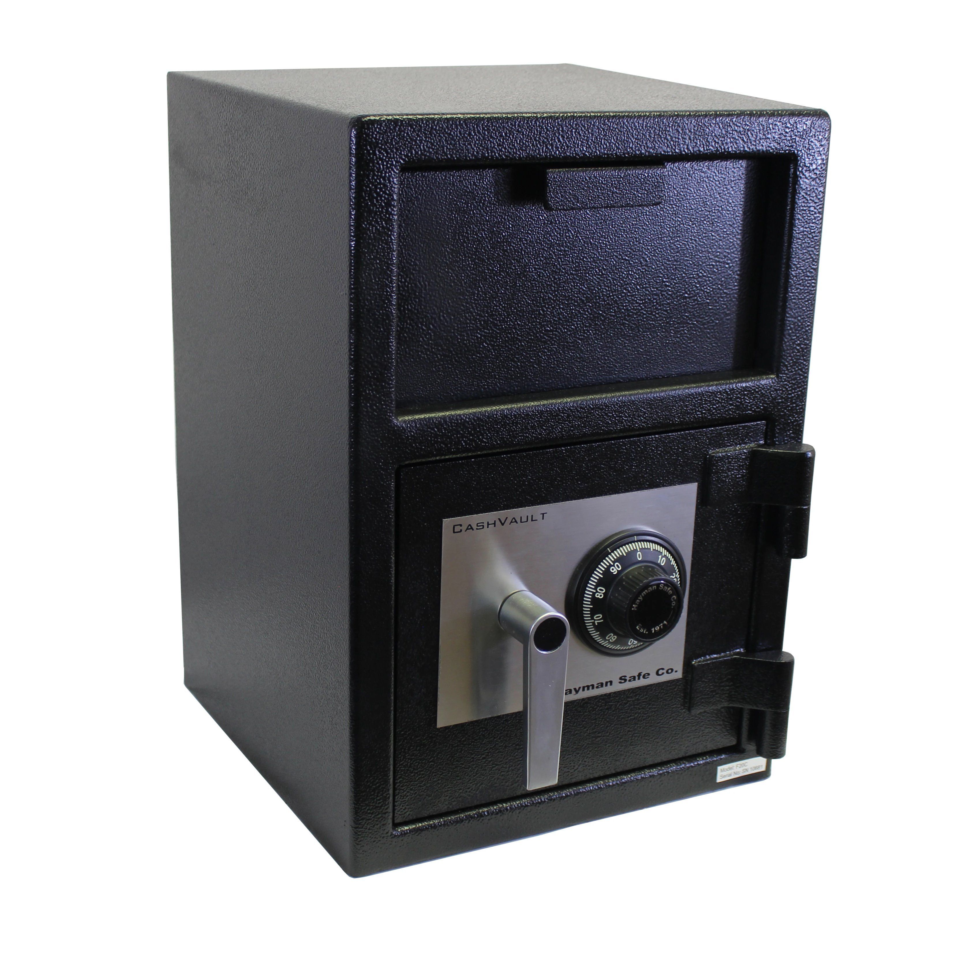 Hayman CV F20 C Front Loading Depository Safe - High Security Cash Drop Box for Retail & Office Use