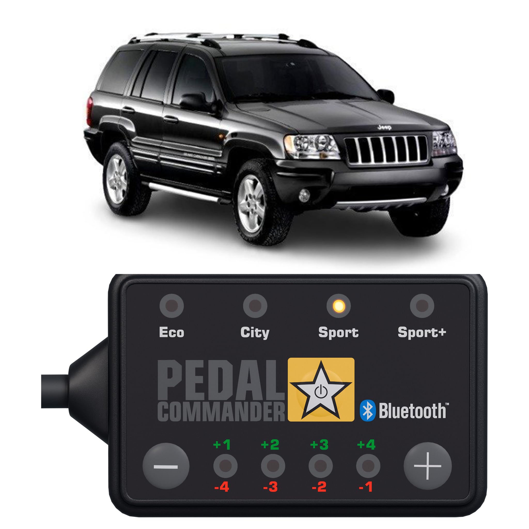 Pedal Commander Throttle Response Controller for 2005-2006 Jeep Grand Cherokee (3rd Gen) - Fits Laredo, Limited, Overland & SRT8 Models with 5.7L Engine - Improve Acceleration & Driving Performance - Perfect for Off-Roading, Towing & Daily Commuting